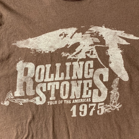 Rolling Stones 1975 Graphics T-Shirt - Picture 2 of 7